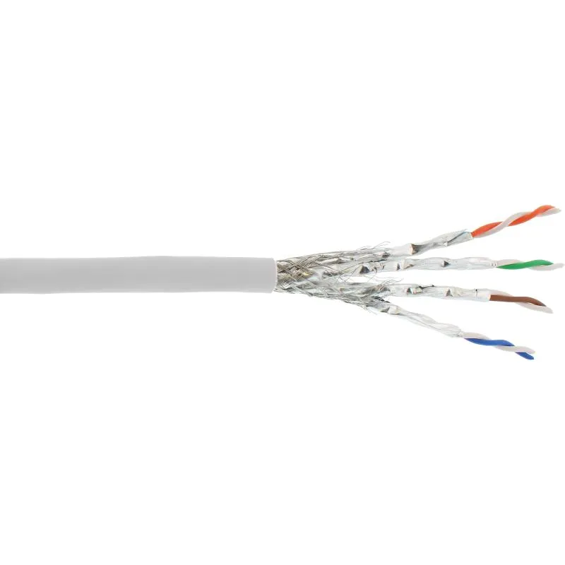 Cat.6A Patchkabel Meterware, S/FTP (PiMf), AWG26, LSZH, 500 MHz, 100 m